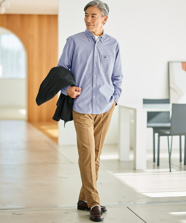 ピマコットン オックスフォードシャツ【日本製生地】