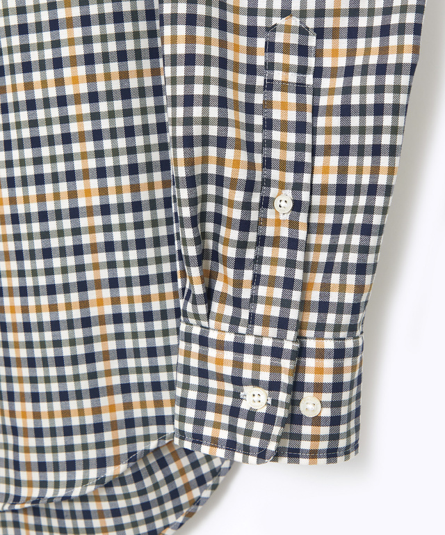 クロコダイルタータン ノンアイロン シャツ