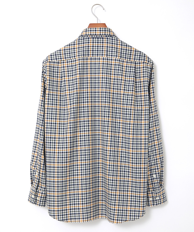 クロコダイルタータン ノンアイロン シャツ