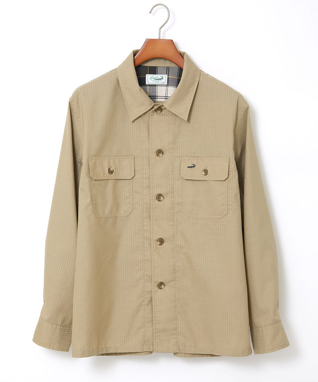 ダブルポケット付き シャツジャケット