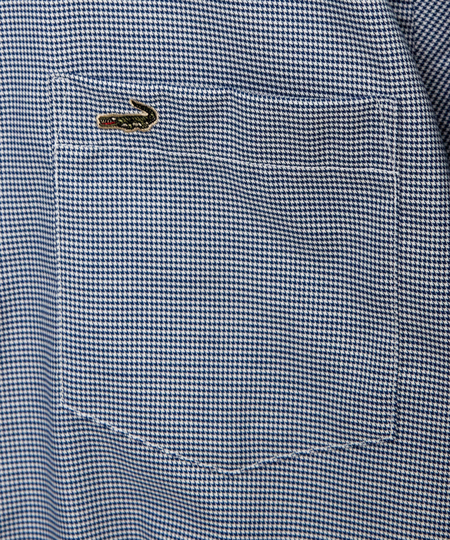 ノンアイロン 千鳥柄 シャツ【シワになりにくい】