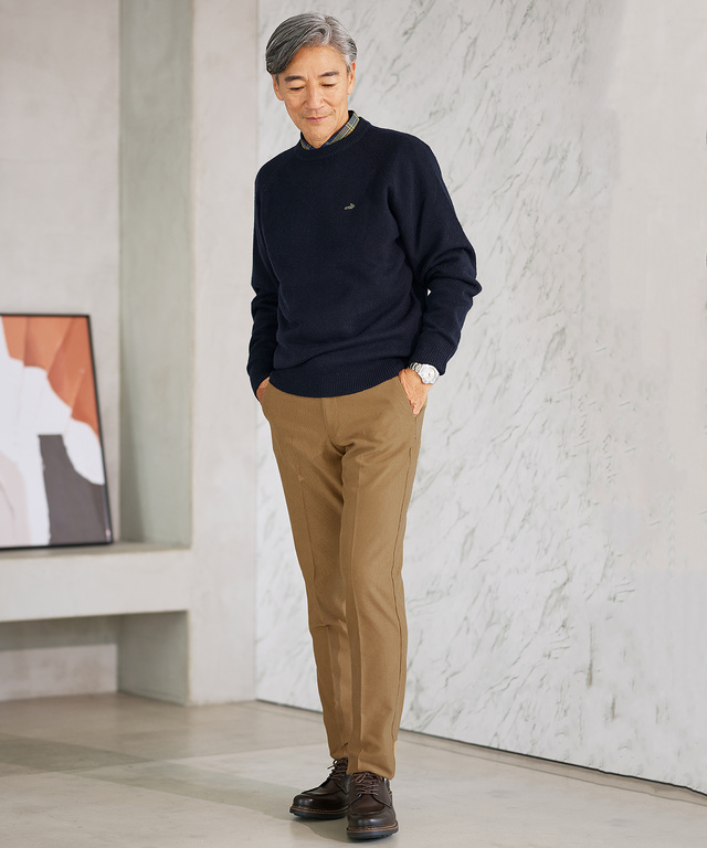 インディゴ糸 チェック柄 シャツ