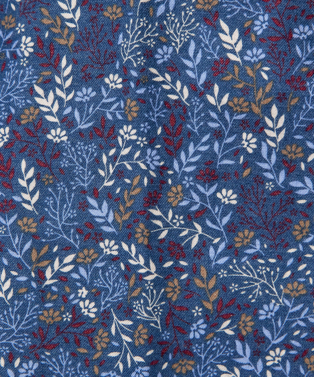 サーモ 花柄プリント シャツ