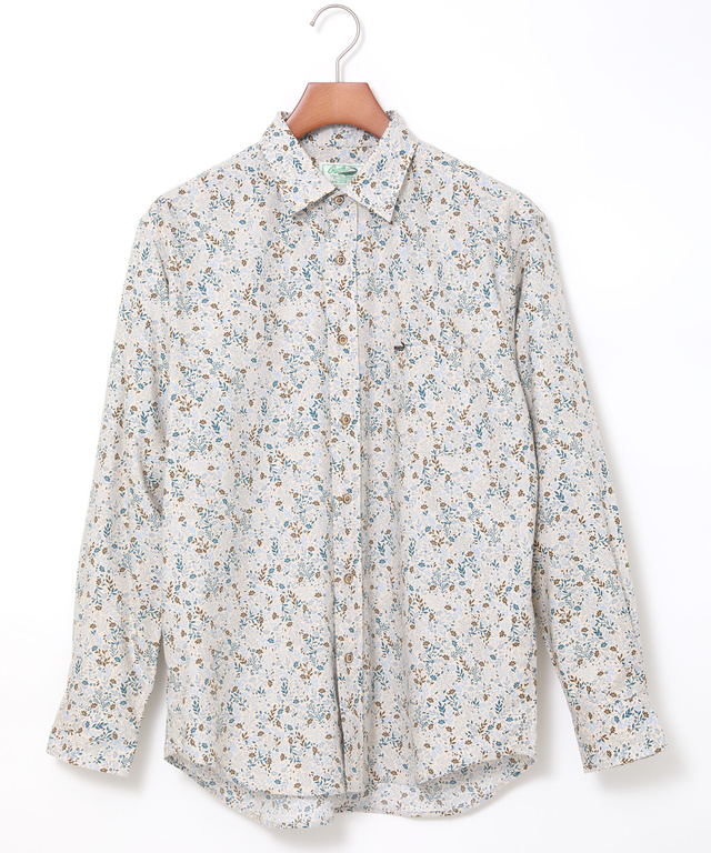 サーモ 花柄プリント シャツ