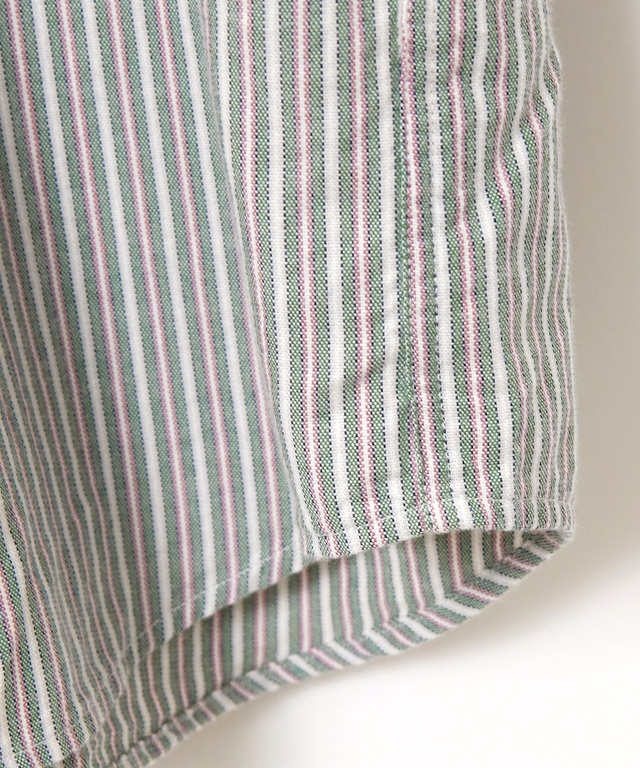 オックスフォード ストライプ柄 シャツ