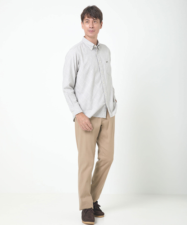 ビエラ生地 デザインプリント シャツ