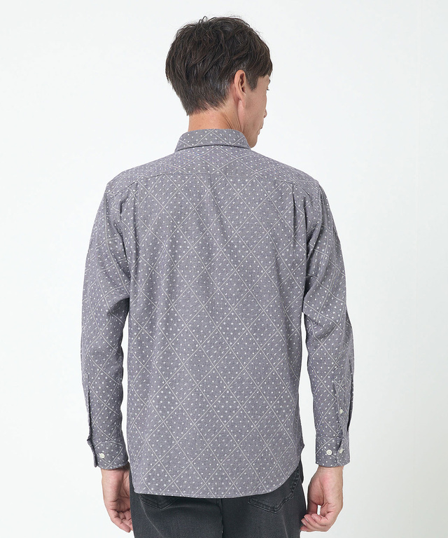 ビエラ生地 デザインプリント シャツ