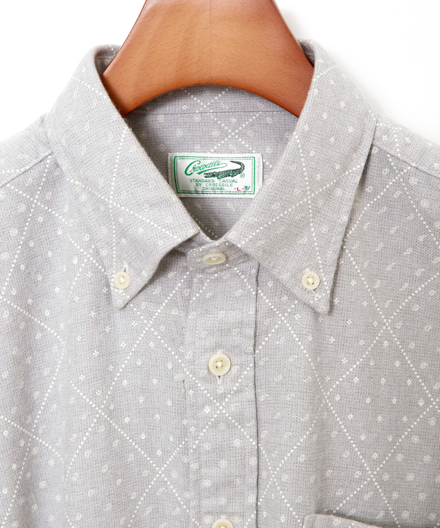 ビエラ生地 デザインプリント シャツ