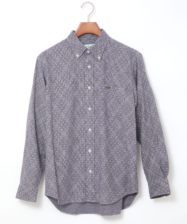 ビエラ生地 デザインプリント シャツ