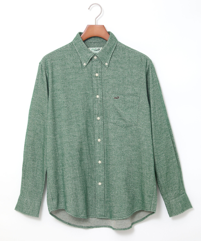 シャギー加工 杢調 シャツ