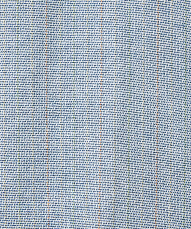 シルクブレンド ラインデザイン シャツ