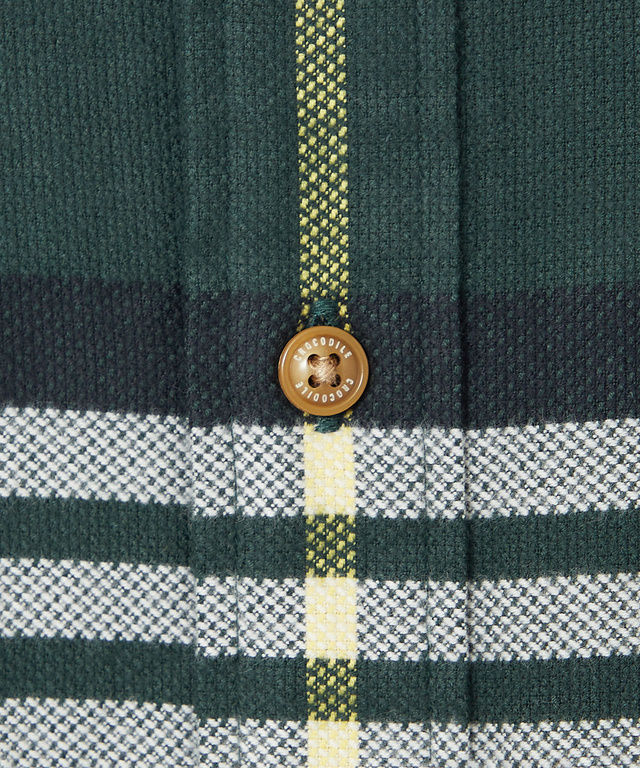 チェック柄 ボタンダウン シャツ