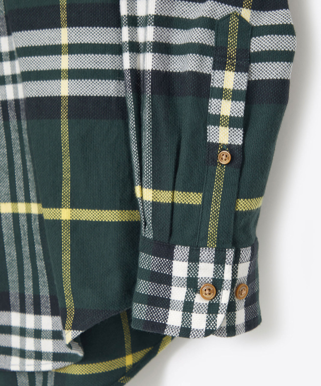 チェック柄 ボタンダウン シャツ