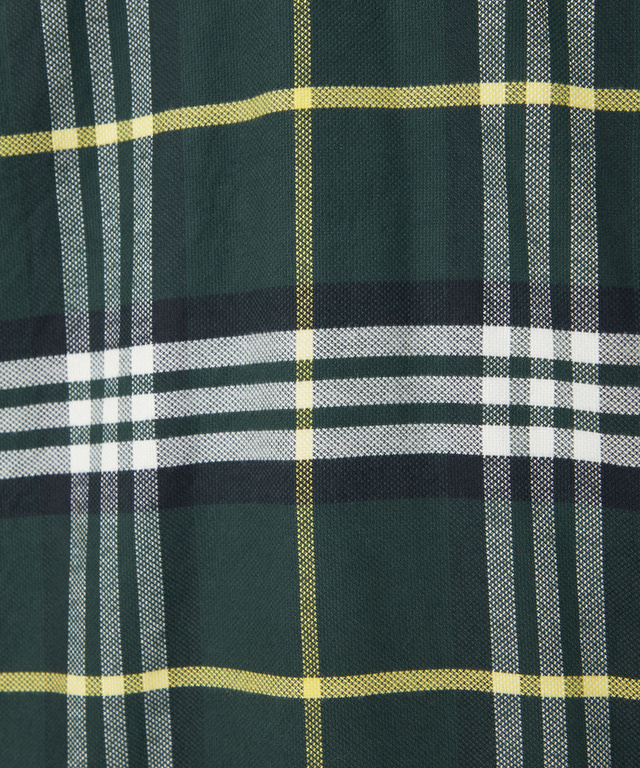 チェック柄 ボタンダウン シャツ