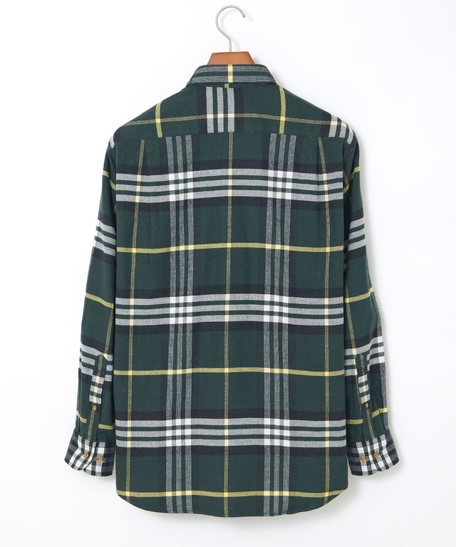 チェック柄 ボタンダウン シャツ