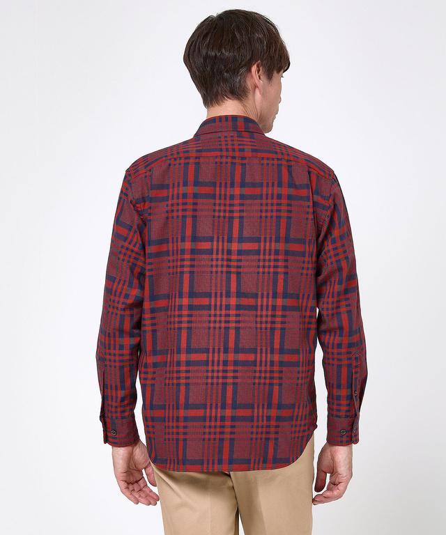 サーモ チェック柄 シャツ