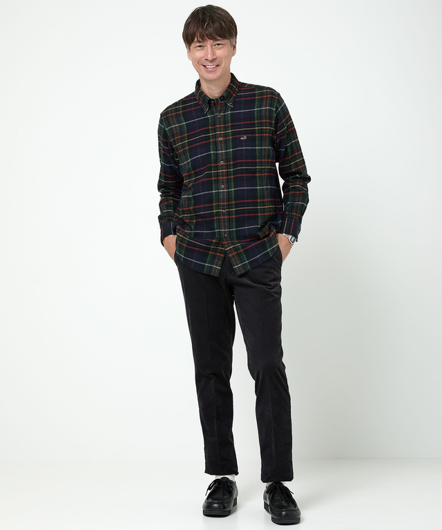 チェック柄 ビエラ生地 シャツ