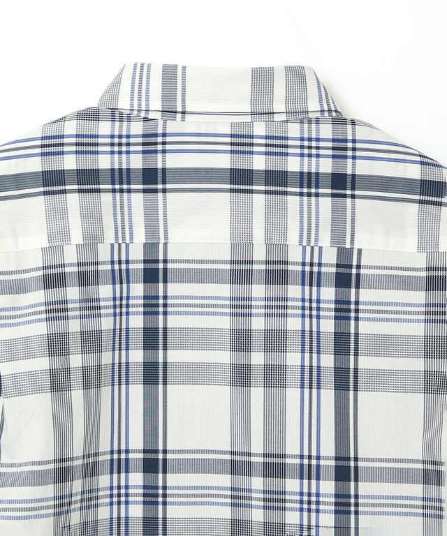 ノンアイロン マドラスチェック シャツ 【シワになりにくい】