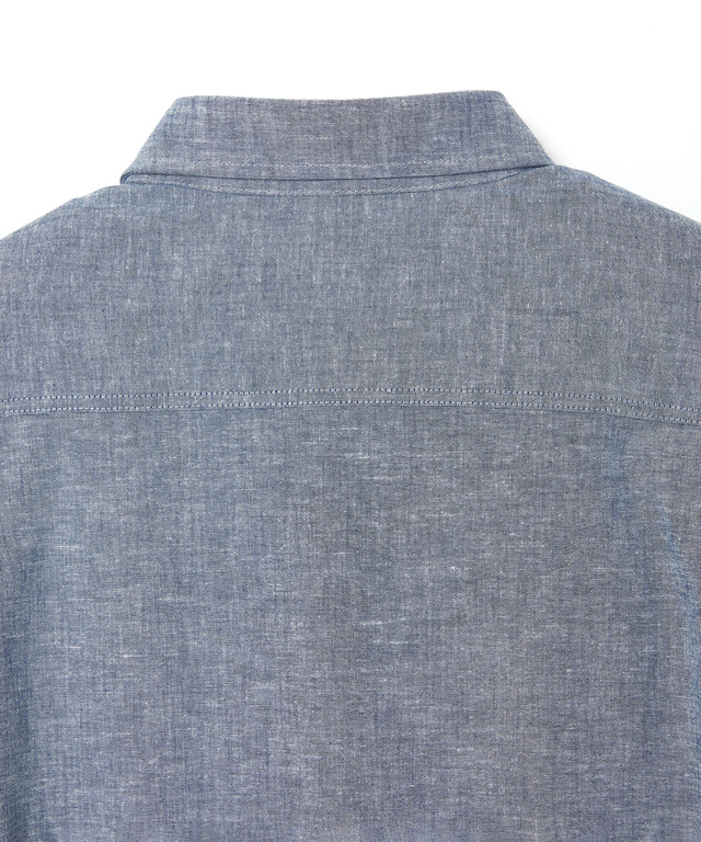 ノンアイロン ダンガリー シャツ【シワになりにくい】