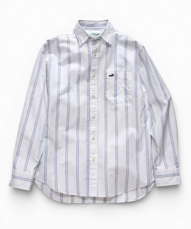 カットドビー ストライプ シャツ