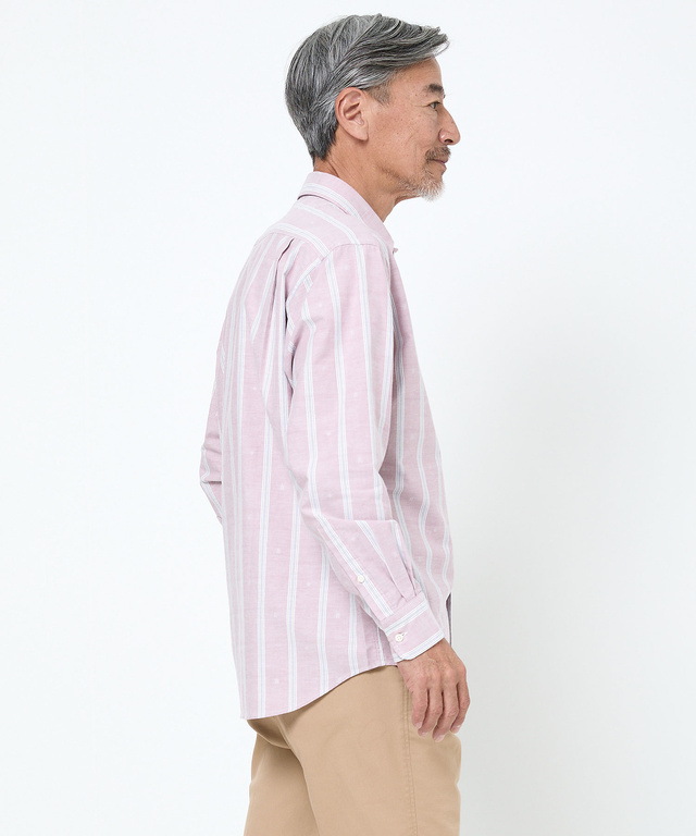 カットドビー ストライプ シャツ