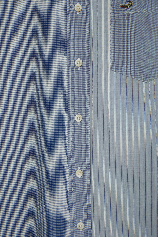 サッカー織り クレイジーパターン ボタンダウンシャツ【吸汗速乾】