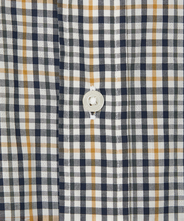 クロコダイルタータン ボタンダウン シャツ