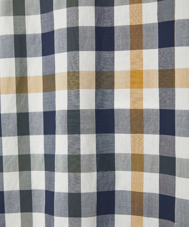 クロコダイルタータン ボタンダウン シャツ