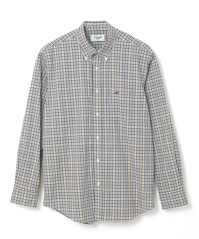 クロコダイルタータン ボタンダウン シャツ