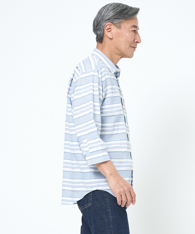 サッカー ボーダー 七分丈 シャツ 【吸汗速乾】