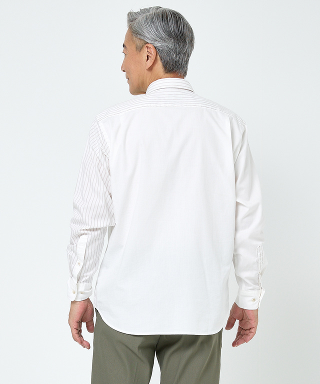 起毛ツイル クレイジーパターン シャツ
