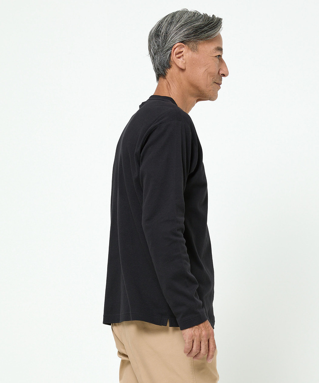  スムース クルーネック カットソー【ウガンダ オーガニック コットン】