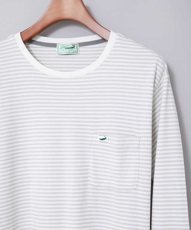  スムース クルーネック カットソー【ウガンダ オーガニック コットン】