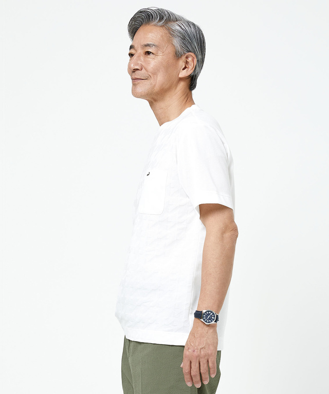 リンクス ハウンドドゥース柄 Tシャツ【吸汗速乾】