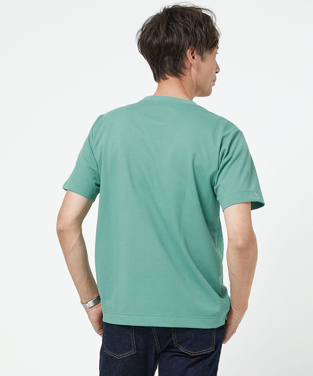 リンクス ハウンドドゥース柄 Tシャツ【吸汗速乾】