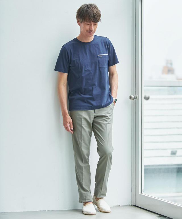 スノーコットン クルーネック Tシャツ【接触冷感】