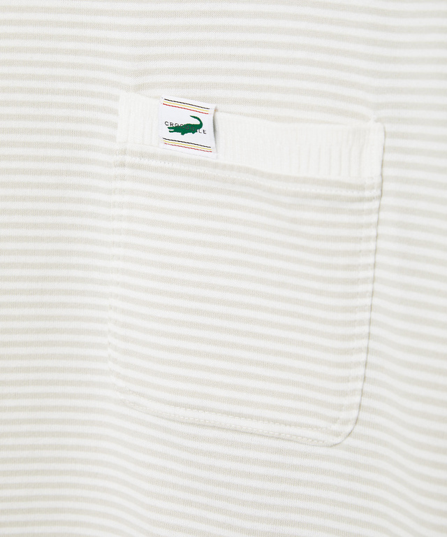 天竺 ボーダー柄 カットソー【ウガンダ オーガニック コットン】