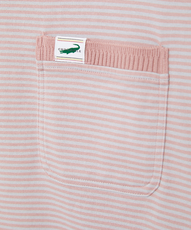 天竺 ボーダー柄 カットソー【ウガンダ オーガニック コットン】