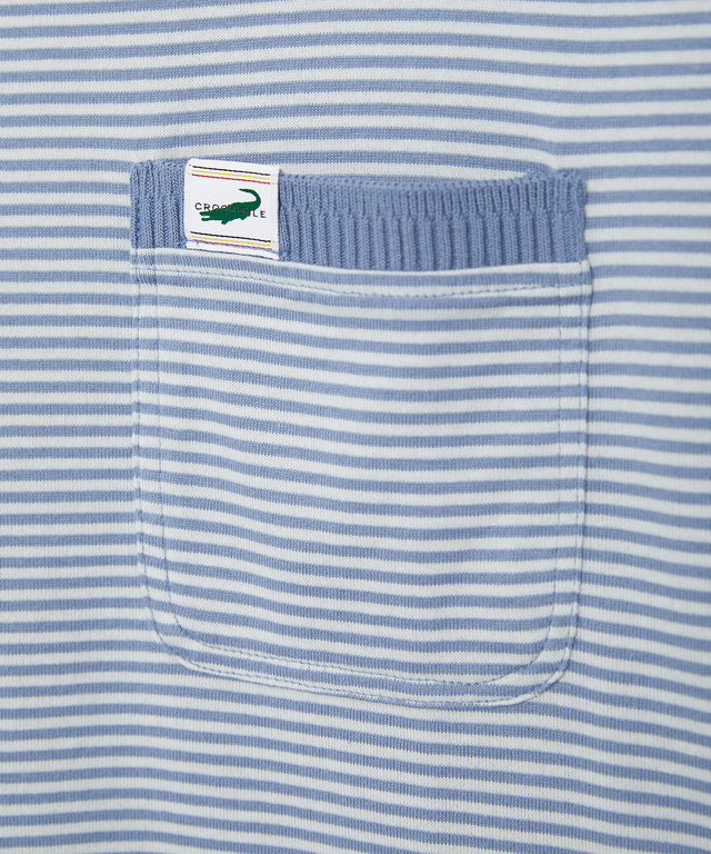 天竺 ボーダー柄 カットソー【ウガンダ オーガニック コットン】