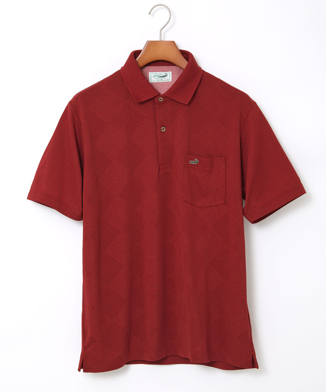 鹿の子 デザイン ポロシャツ