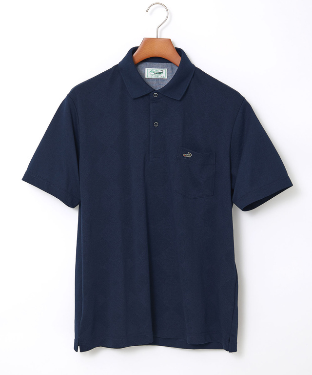 鹿の子 デザイン ポロシャツ