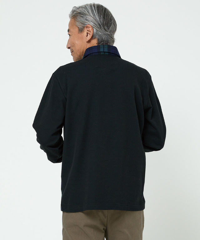 ブラックウォッチ 切り替え ポロシャツ