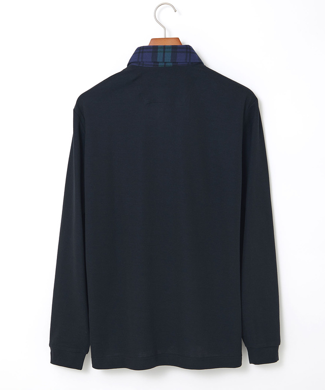 ブラックウォッチ 切り替え ポロシャツ