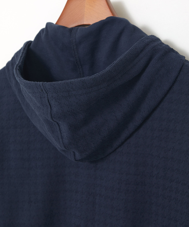 パイル地 コットン パーカー 