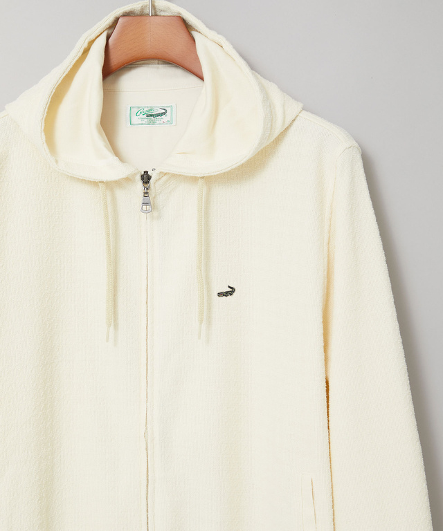 パイル地 コットン パーカー 