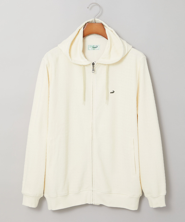 パイル地 コットン パーカー 