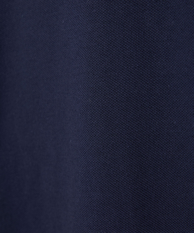 リブ襟 鹿の子 ポロシャツ