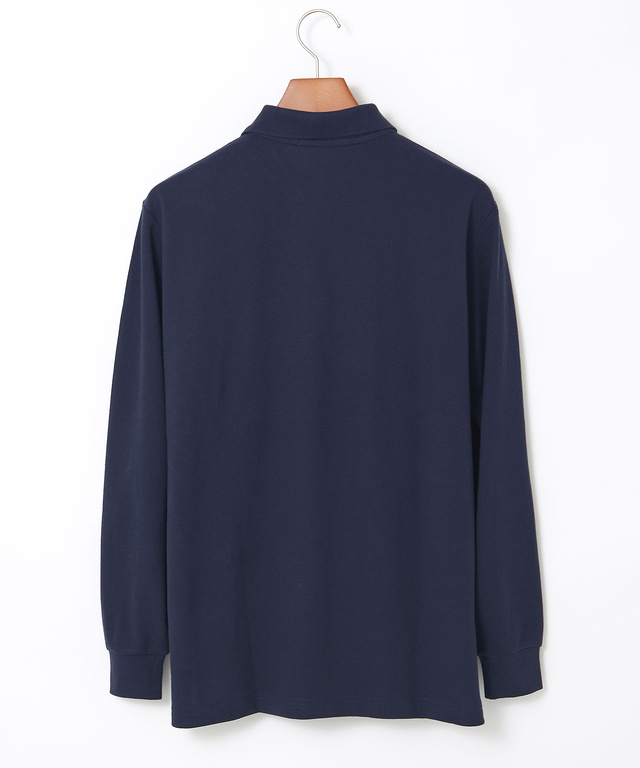 リブ襟 鹿の子 ポロシャツ