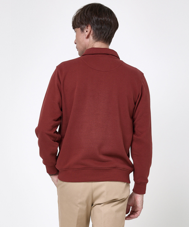 ハーフジップ ポロ トレーナー