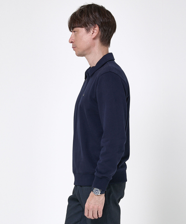 ハーフジップ ポロ トレーナー